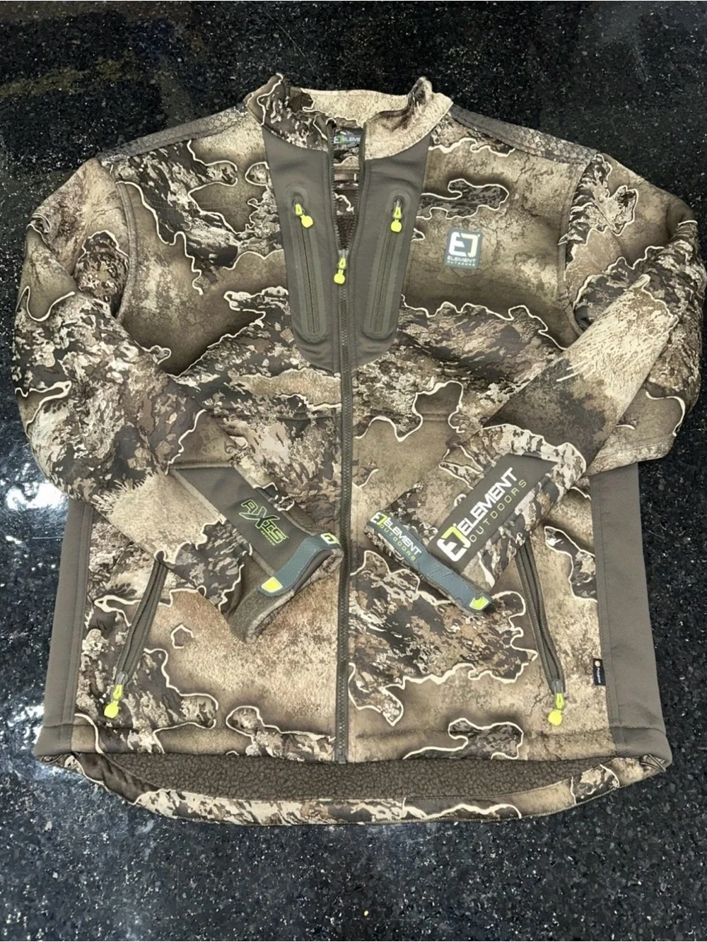 Element Outdoors Men's Axis Midweight Fleece Lined Jacket (Realtree Excape) XL